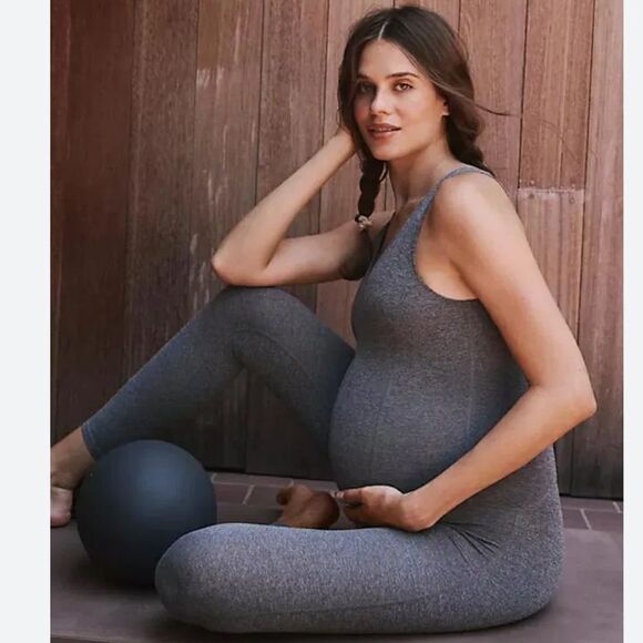 Free People x Hatch Never Better Heather Onepiece Grey XS - Picture 1 of 9